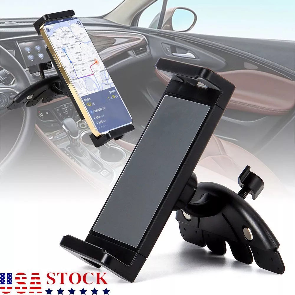 Cell Phone Holder Car CD Slot Phone Mount For iPad/Galaxy Tab/iPhone 13 Pro Max