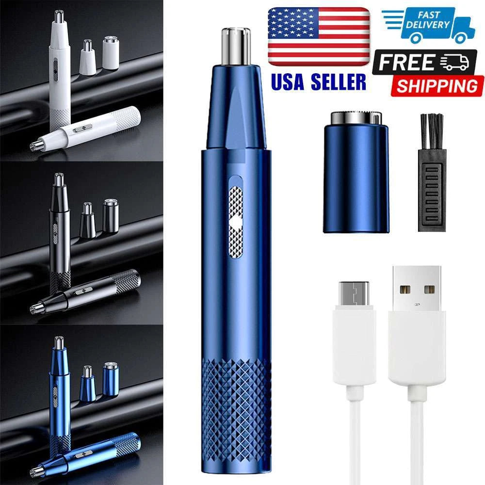 Men Electric Ear Beard Nose Trimmer Hair Eyebrow Mustache Remover Clipper Shaver