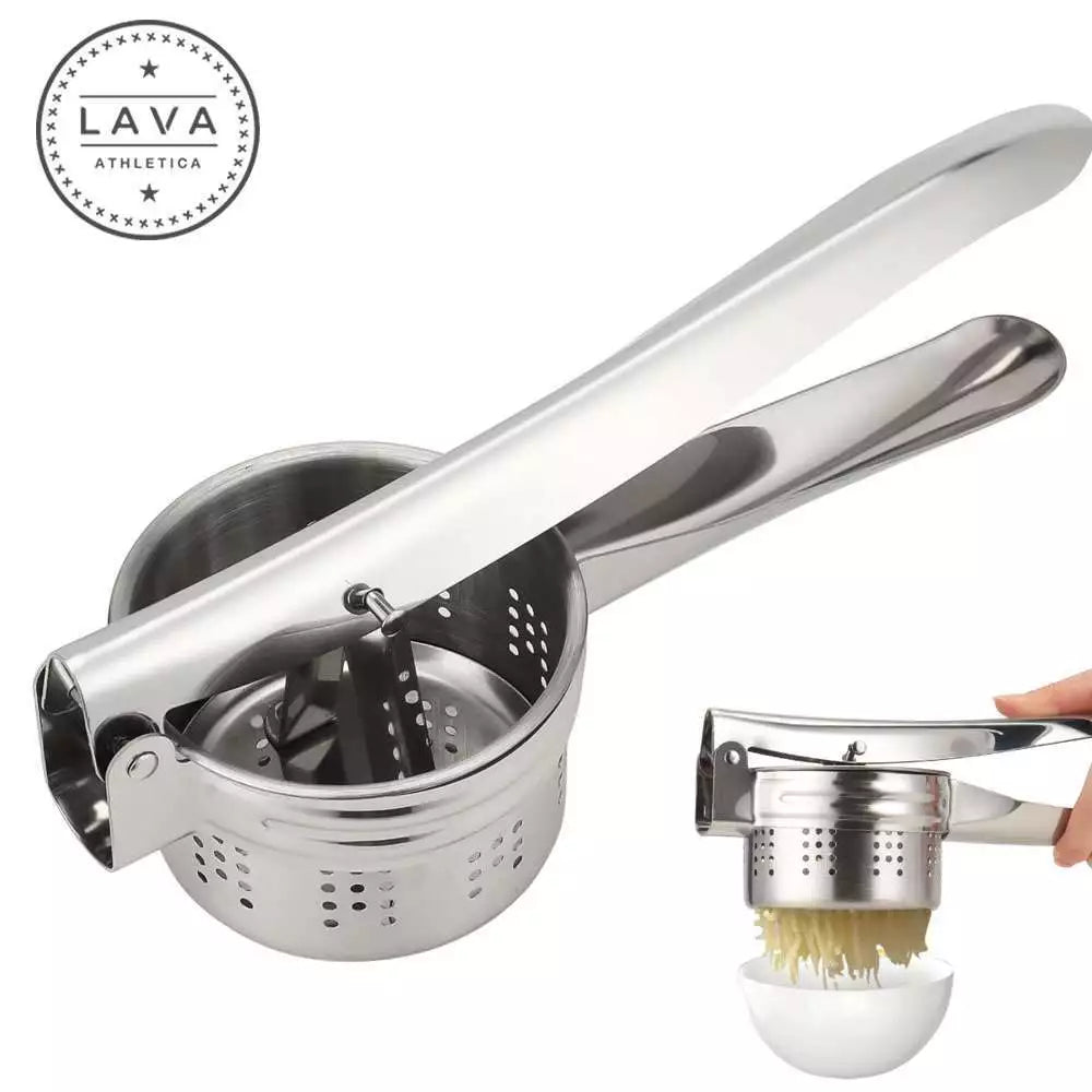 Large Capacity Stainless Steel Potato Ricer No Lump Potato Masher Masher Kitchen