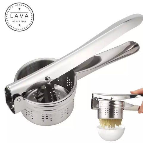 Large Capacity Stainless Steel Potato Ricer No Lump Potato Masher Masher Kitchen