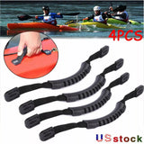 4 PCS Rubber Boat Luggage Side Mount Carry Handles Fitting for Kayak Canoe Boat