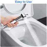 Hand Held Toilet Bidet Sprayer Bathroom Shower Water Spray Head w/1.5m Hose Part