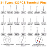 739Pcs Automotive Electrical Connector Pins Kit Terminal Removal Tool Wire Seals