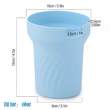 Silicone Boot For Cup 40 Oz Handled Stanley Tumbler Cup Bottom Protector Sleeve﻿