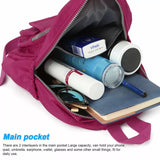 Waterproof Mini Backpack Women Purse Nylon Shoulder Rucksack Small Bag Travel US