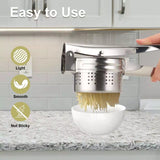 Large Capacity Stainless Steel Potato Ricer No Lump Potato Masher Masher Kitchen