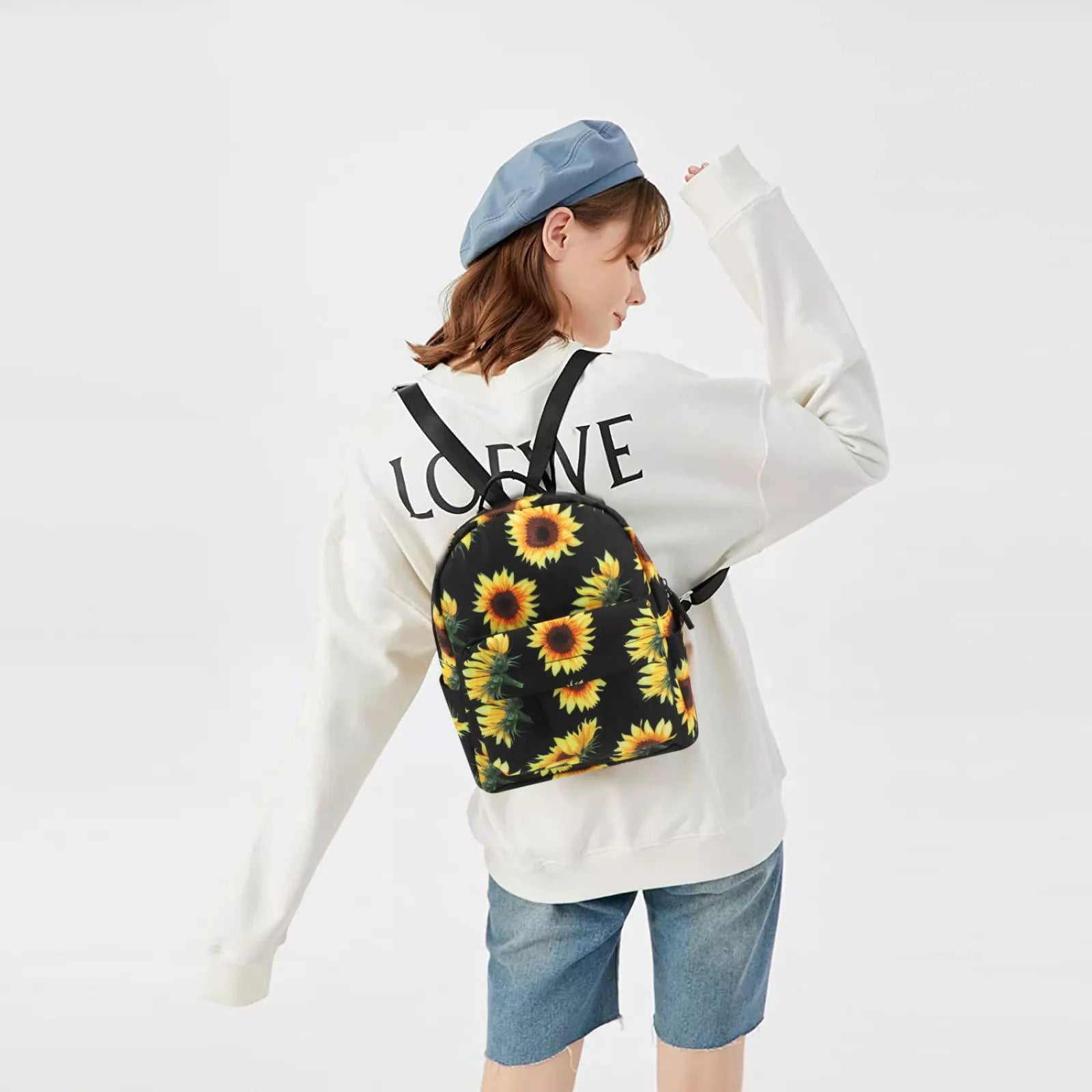 Mini Waterproof Backpack Women Purse Shoulder Rucksack Travel Pouch Bag Handbag
